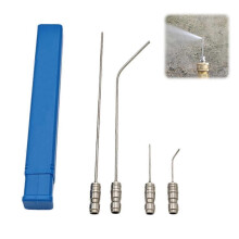 High-Pressure Cleaning Nozzle Kit 4pcs - Stainless Steel Extension Rod Sprayer