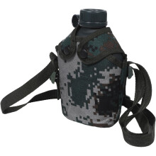 Lightweight Portable Outdoor Camouflage Water Holder Aluminum Canteen