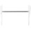 Acrílico 1-Tier Keyboard Holder Stand Desktop Keyboard Storage Display Rack 1