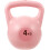 Ροζ Kettlebell διπλής λαβής που γεμίζει με νερό για ασκήσεις ενδυνάμωσης και γιόγκα 1