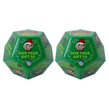 (2pcs) Christmas Gift Exchange Dice Game - 12-Sided Party Fun Ice Breaker Entertainment