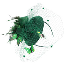 Harso Minihattu Mesh Butterfly Panta Naisille Juhlahattu Hiusverkko Koristeet Hiuskoristeet