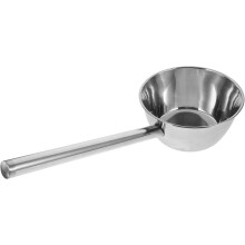 Edelstahl-Wasserschöpfkelle mit langem Griff, robuste Suppenkelle mit rutschfestem Design