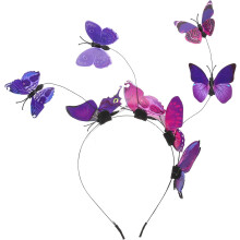 Violetti tyylikäs perhoshiusasuste naisille teekutsupantaan