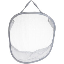 Sac à linge suspendu, conteneur de rangement pour le linge, pliable, léger, en polyester gris, pour lits superposés de dortoir