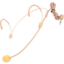 Flexibles Headset-Mikrofon für Lehrer, ABS-Material, hellrosa, Kopfbügelmikrofon, einfache Bedienung