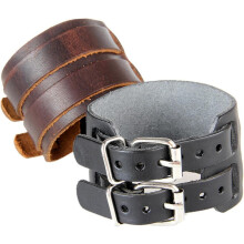 Breites Lederarmband im Vintage-Stil, modisches Retro-Armband