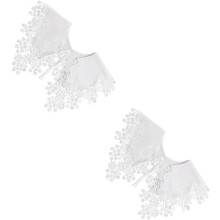 Lace Capelet Decor Detachable Lace Collar Accessory for Dresses and Shirts Versatile Clothes Décor