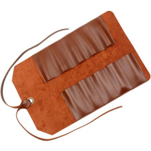 Werkzeugrolle aus Leder, Schraubendreher-Organizer mit 10 Fächern, robuste und elegante kleine Werkzeugtasche für Heimwerker