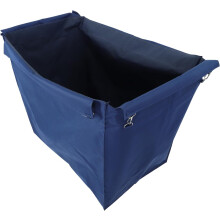 Sac de rechange imperméable en tissu Oxford pour chariot à linge avec doublure amovible, bleu, organisateur de rangement pour le linge