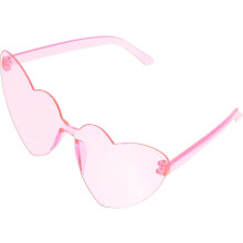 Gafas de sol con forma de corazón para adultos. Accesorio divertido para fiestas en la playa. Material duradero. Accesorio fotográfico original.