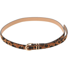 Curea de damă cu imprimeu leopard, talie largă casual, din piele artificială, accesoriu la modă pentru rochii de serviciu
