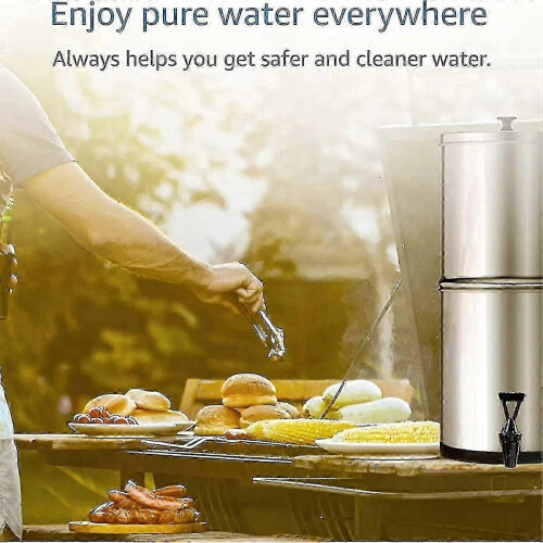 Replacement For 2 And 2 Fluoride Water Filter Compatible With Black Gravity Water Filtering System 2