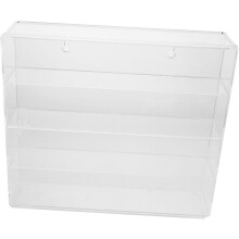 2 Stück Wandmontierter Zahnbürstenhalter Badezimmer-Aufbewahrungsregal aus PP-Acryl-Material, einfach zu montieren