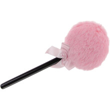 Houppette magique en forme de baguette magique, éponge à maquillage pour le visage et le corps, ultra douce, à poils longs.