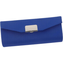 Étui à rouge à lèvres portable en cuir PU avec miroir intégré pour femme, idéal pour un usage quotidien (couleur aléatoire).
