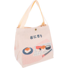 Bento-Tasche, Reisbeutel, japanischer Stil, Canvas, wasserdicht, atmungsaktiv, Aufbewahrungstasche für Mittagessen