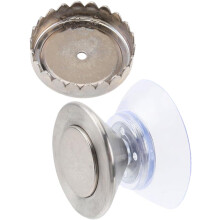Magnetisk holder, enkel å bruke, med plassbesparende og designbasert såpehylle i rustfritt stål