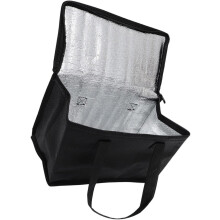 Isolierte Campingtasche, 32 x 26 x 20 cm, Vliesstoff, Aluminium-Wärmeisolierung, Tragegriff