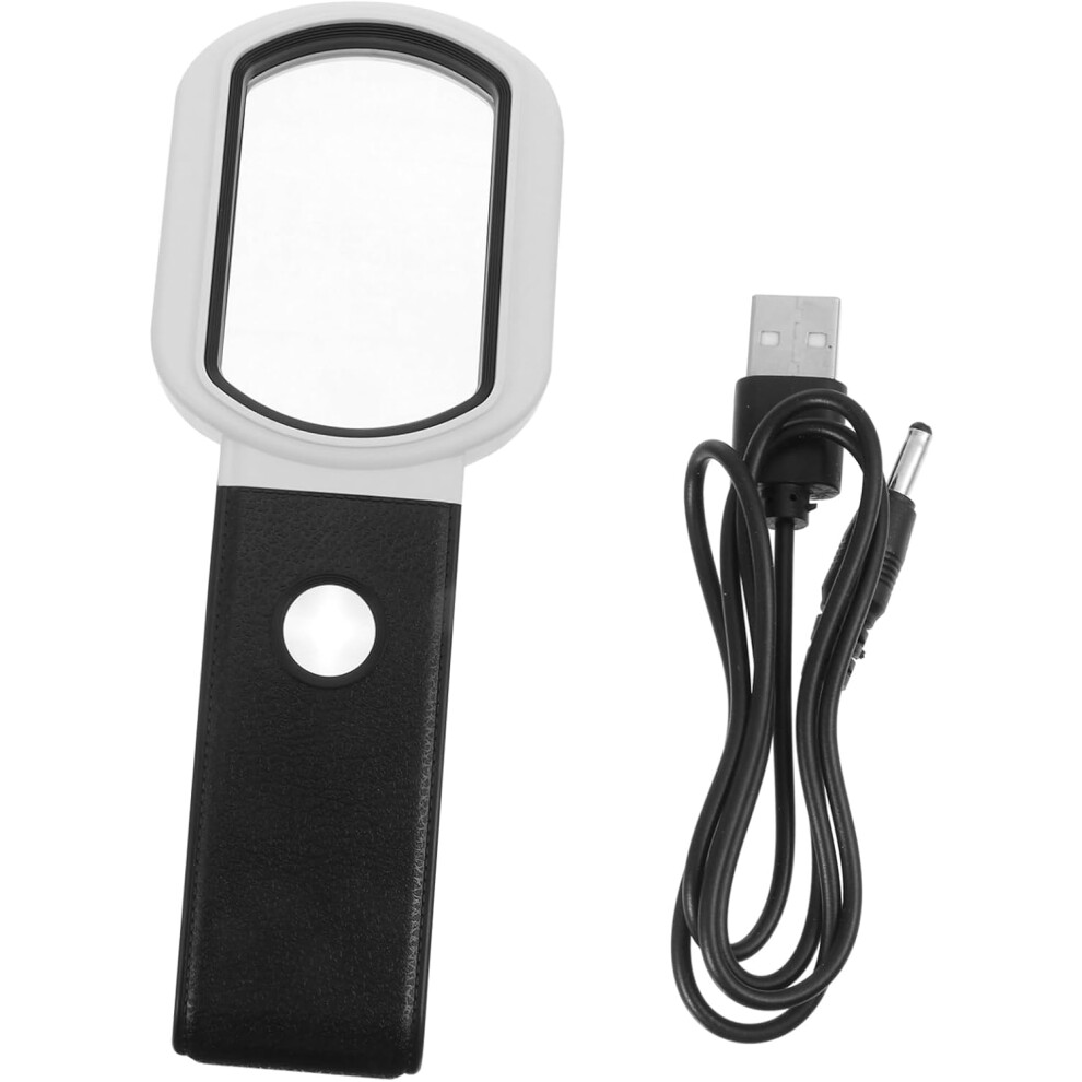 Hkhbjs Banknote Inspection Lamp Magnifying Glass Led Desktop Magnifying Glass