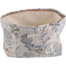 Tragbare Kosmetiktasche mit niedlichem Blumenmuster, ideal für Reisen und den täglichen Gebrauch, Make-up-Organizer für Damen
