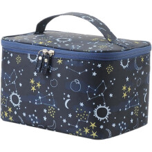 Reiseaufbewahrungstasche aus Oxford-Gewebe, staubdichte Aufbewahrungsbox, tragbare Kosmetiktasche, Make-up-Organizer, modische Kosmetikartikel.