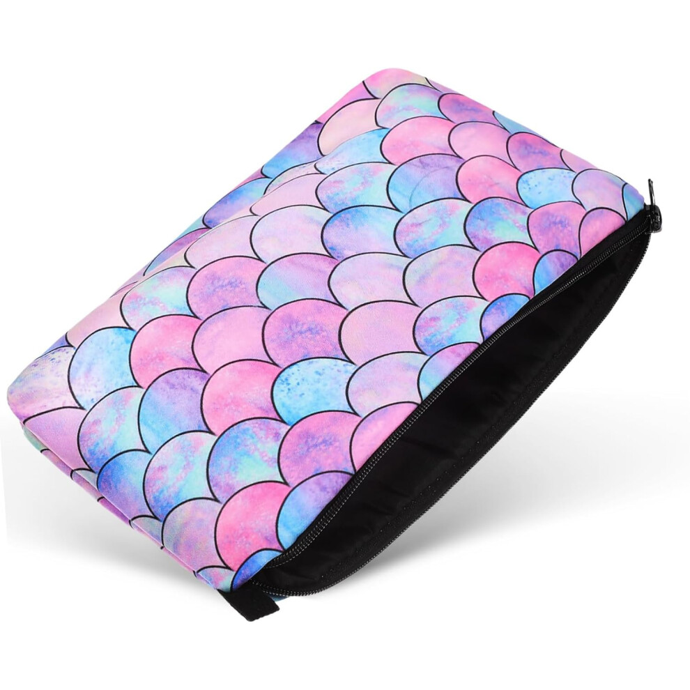Hkhbjs Makeup Bag Travel Toiletry Pouch Spacious Polyester Organizer Zipper Versatile Use