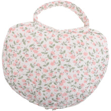 Blumen-Kulturbeutel für Damen, großer Reise-Make-up-Organizer