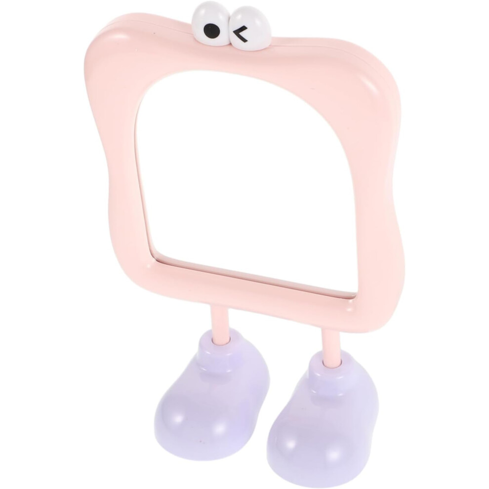 Hkhbjs Pink Portable Desktop Vanity Mirror Small Makeup Mirror Personal Tabletop