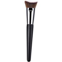 Make-upkwast met nylon haren en houten handvat voor dames, hoogwaardige poederkwast.