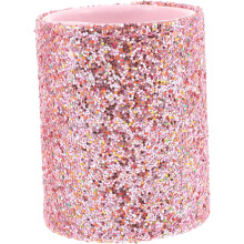 Glitzerndes, tragbares Make-up-Pinsel-Organizer-Etui, kleiner rosa Make-up-Pinsel