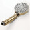 Brushed Gold Handheld High Pressure ABS Shower Head Water Saving Hand Shower Head 5 Function Rain H 5
