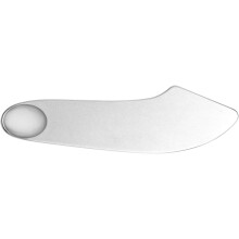 Spatule à fond de teint double tête en acier inoxydable, outil de mélange de maquillage