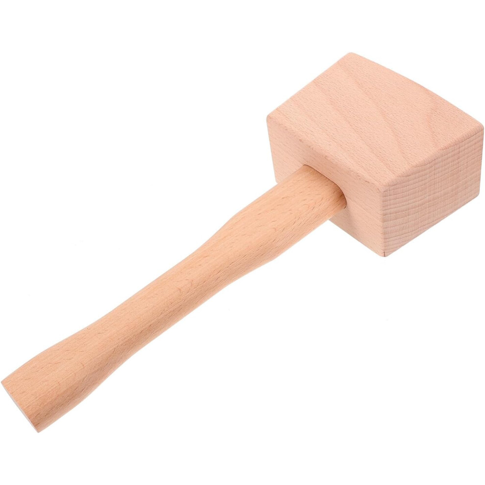 Wooden Mallet Hammer With Ergonomic Handle And Sturdy Wood Material 5455468306358