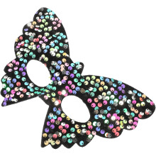 Paljetti naisille, vaalea siipikuvio, Mardi Gras -juhla-asuste
