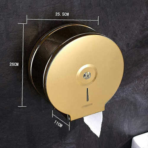 Toiletrolhouder van messing voor wandmontage 2