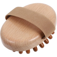 Kopfhautmassagebürste aus Holz, Kissen, Akupunktur-Massagegerät, Handliche Mehrzweck-Haarbürste