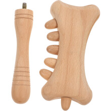 Muskelmassagestab aus Holz für Nacken, Rücken und Schultern – Tragbares Massagegerät