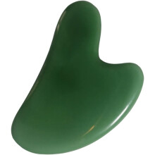 Jade-Sehnenstab für Gesichts- und Körperpflege, herzförmiger Massager