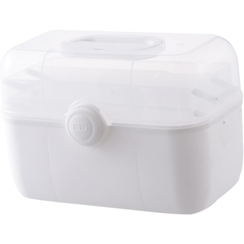 2pcs 28-Grid Plastic Bobbin Storage Case for Sewing Machines, Thickened Thread Organizer Box