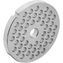 Ersatzteile für Fleischwolf: Edelstahl-Fleischwolfscheibe, 69 mm Außendurchmesser, 6 mm Lochdurchmesser