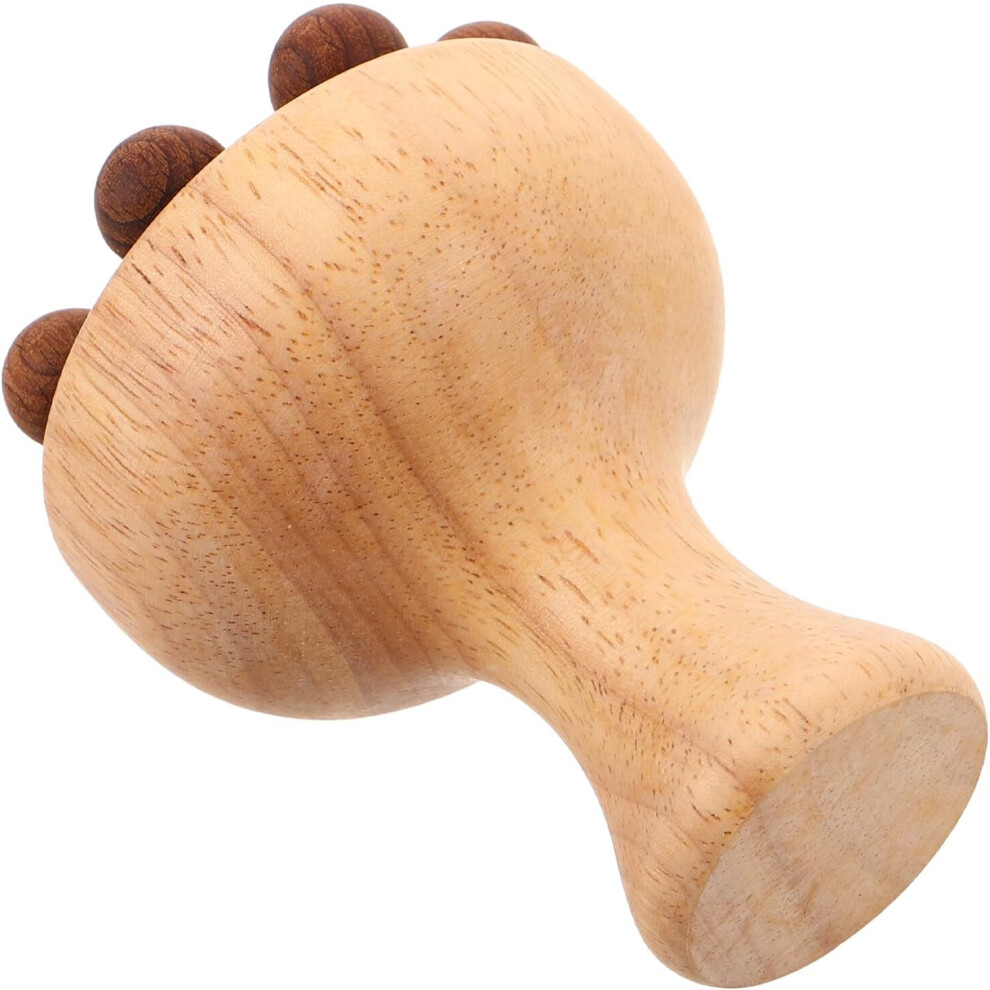 Hkhbjs Wooden Meridian Massage Brush For Tool For Neck And Back Relief Handheld Body Point Massager
