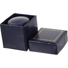 Ovale Ringbox, kleiner Schmuckaufbewahrungsbehälter, Vintage-Schmuckhalter