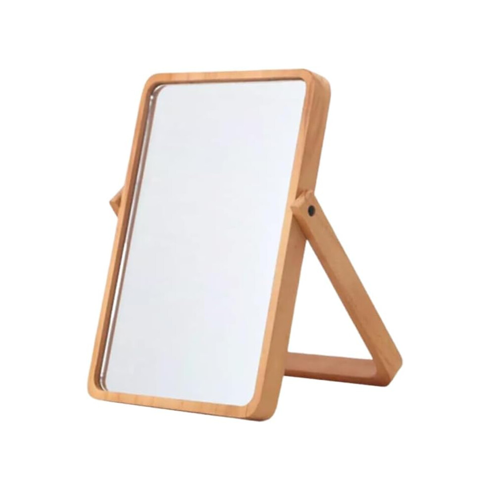 Hkhbjs Light Hd Makeup Mirror Fill Mirror Foldable Wooden Design