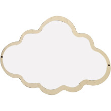 Wolkenförmiger Spiegel, nordischer Acryl-Wandspiegel, dekorative Wolken für Badezimmer, Schlafzimmer, Wohnzimmer