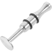 Trainingshulpmiddel voor de mondspieren van trompettisten, draagbaar metalen mondstuk.