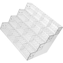 4tier Pen Holder Storage Rack for Office Display Acrylic Design Slots