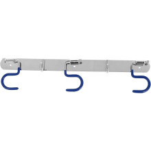 Stahl-S-förmiger Mopphakenhalter, robust, aus Edelstahl, multifunktional, leicht