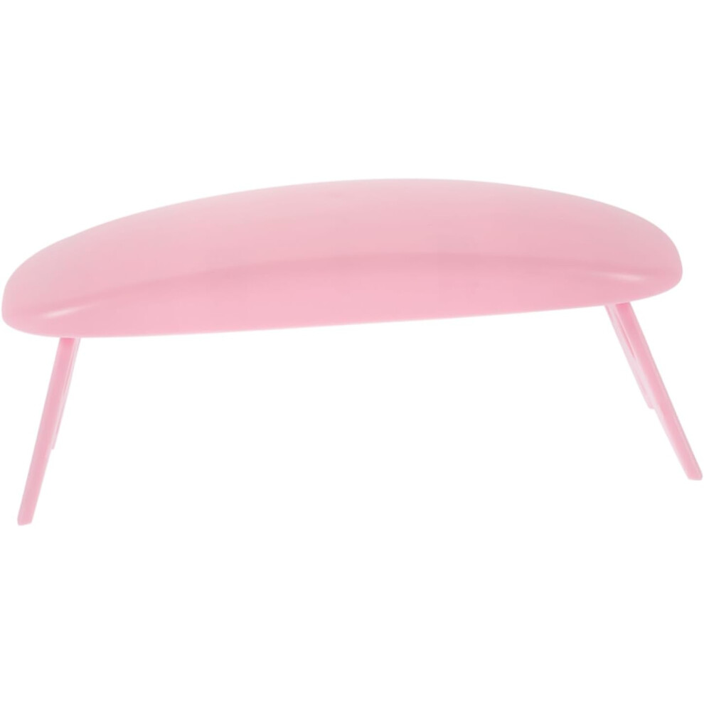 Hkhbjs Pink Manicure Hand Rest Cushion For Nails With Smooth Surface And Stable Plastic Design Portable Nail Arm Rest At Home Use