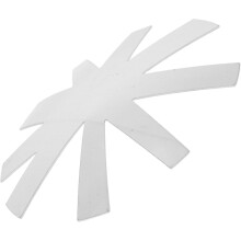 Nagelkunst-Schablonen aus Edelstahl, Nagelkunst-Schablone, French-Tip-Schablone, Maniküre-Zubehör